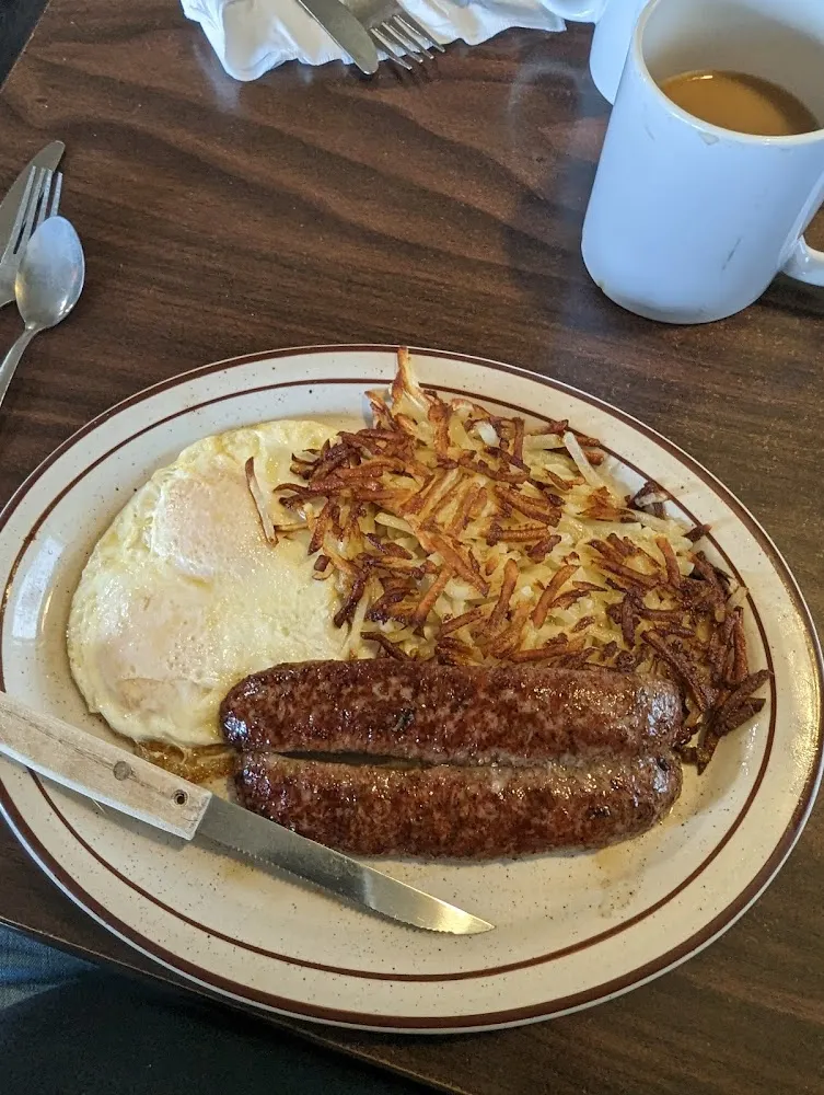 Eggs over Medium with Italian Sausage